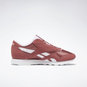 Reebok Classic Nylon Turnschuhe Damen - Rosa/Weiß/Rosa - DE 138-VHN